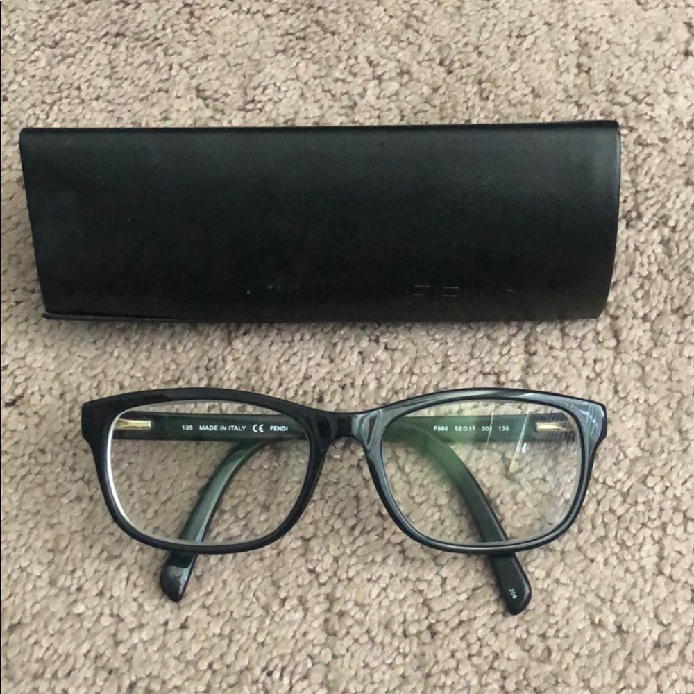Black Fendi glasses